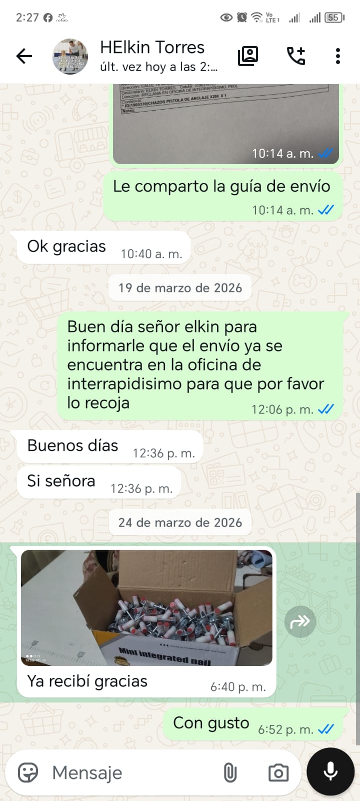 Cliente satisfecho